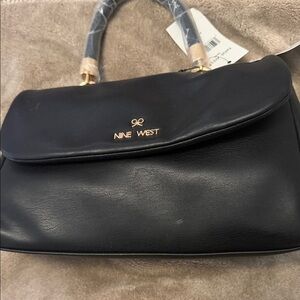 Nine West Black Satchel Bag